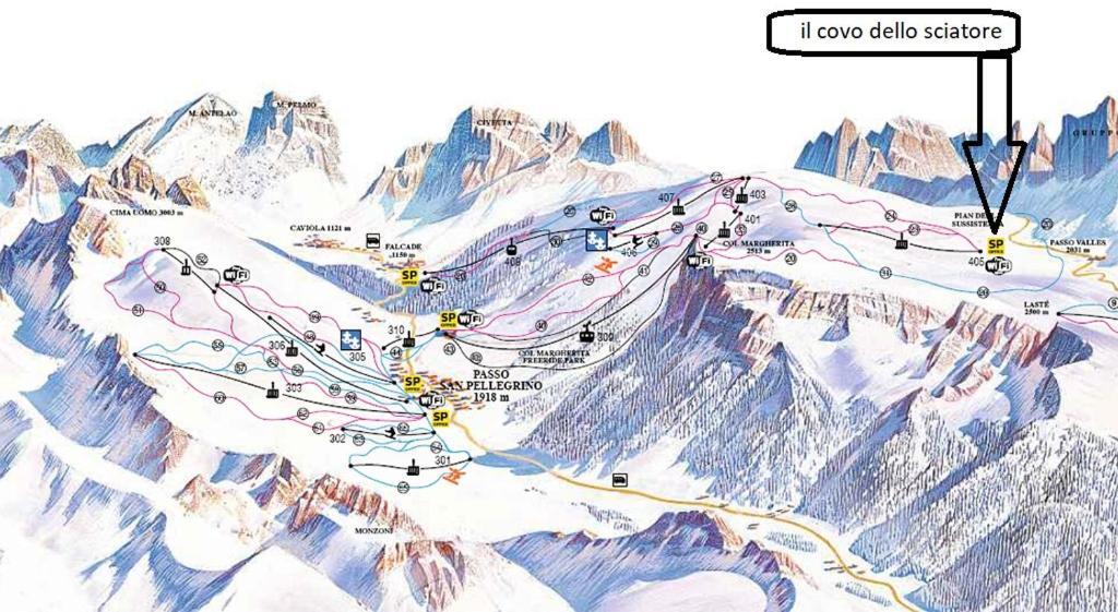 Il Covo Dello Sciatore ฟัลกาเด ภายนอก รูปภาพ